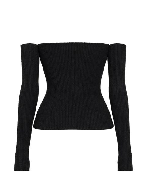 WARDROBE.NYC off-shoulder top - Black - zdjęcie produktu nr 2