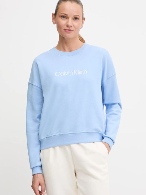Calvin Klein Underwear bluza damska kolor niebieski z aplikacją LV00QS7514 - zdjęcie produktu nr 1