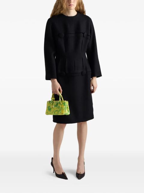 Prada mini Galleria tote bag - Yellow - zdjęcie produktu nr 2