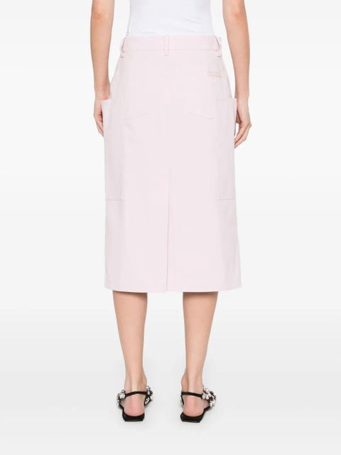 Gucci Delavé midi skirt - Pink