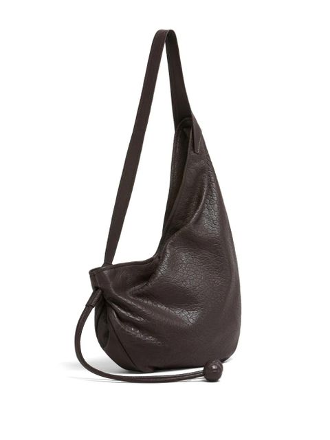 Marni leather shoulder bag - Brown
