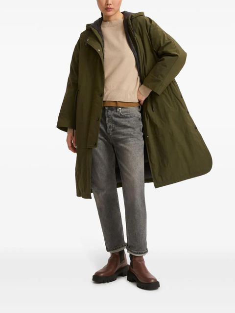 Yves Salomon hooded coat - Green - zdjęcie produktu nr 2