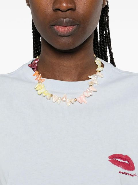 MARANT ÉTOILE lip motif T-shirt - Blue