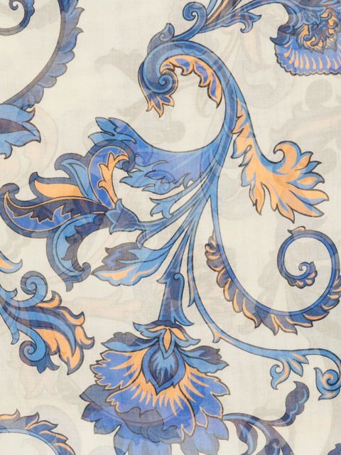 ETRO printed scarf - Blue