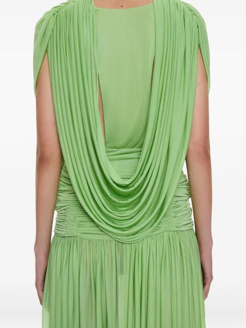 Christopher Esber Ripple drape top - Green