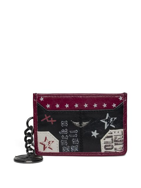 Zadig&Voltaire Sunny Pass Punk cardholder - Black
