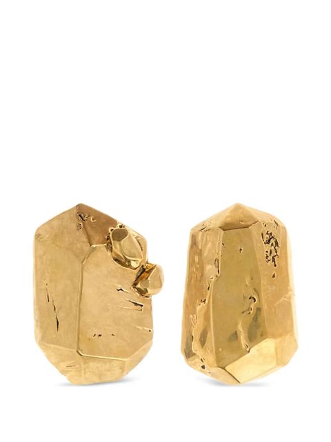 Saint Laurent organic metal earrings - Gold - zdjęcie produktu nr 1