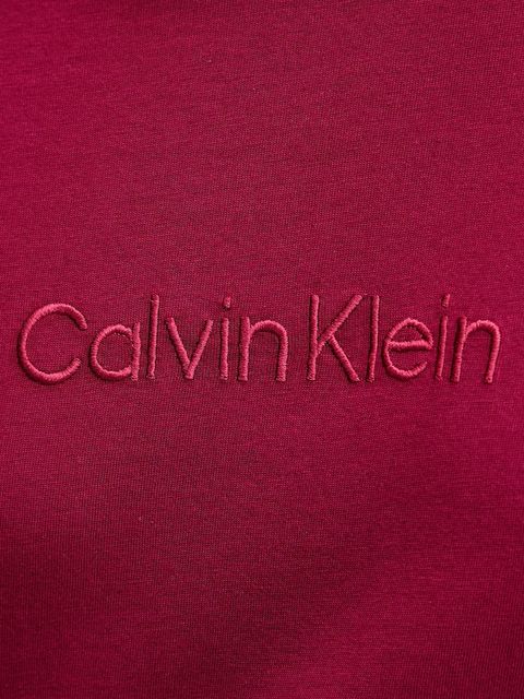 Calvin Klein Underwear piżama bawełniana damska kolor bordowy bawełniana LV00QS7578