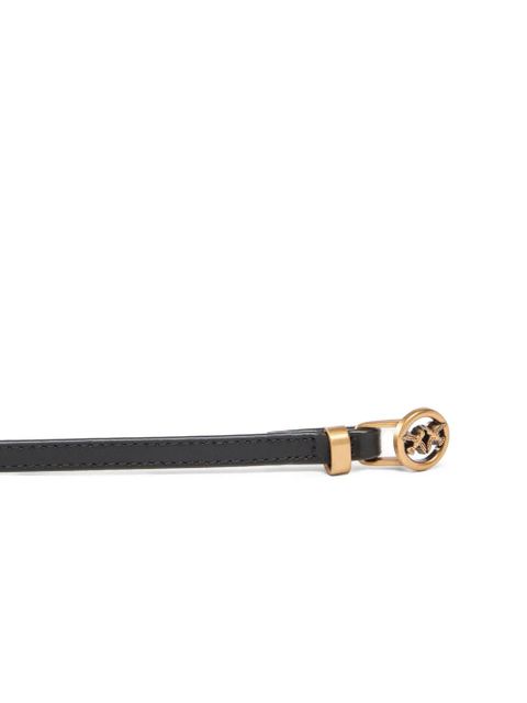 PINKO eyelet stud leather belt - Black