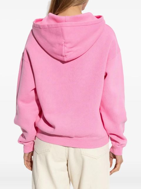 American Vintage Izubird logo-printed hoodie - Pink