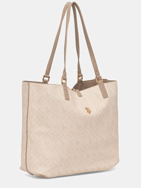 U.S. Polo Assn. torebka dwustronna Malibu kolor beżowy BEUM08706WVP