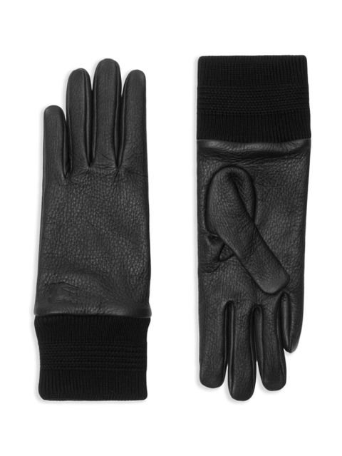 Burberry EKD leather gloves - Black - zdjęcie produktu nr 2