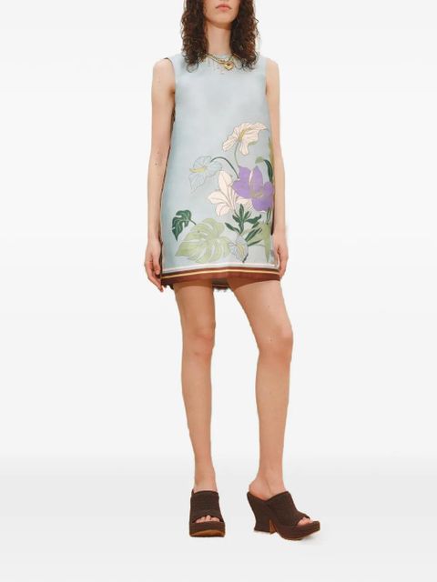 ALEMAIS Alfie floral-print mini dress - Blue - zdjęcie produktu nr 1