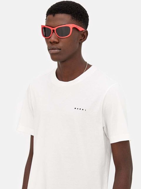 Marni okulary przeciwsłoneczne Isamu Solid Red kolor czerwony EYMRN00053.007.1TZ - zdjęcie produktu nr 2