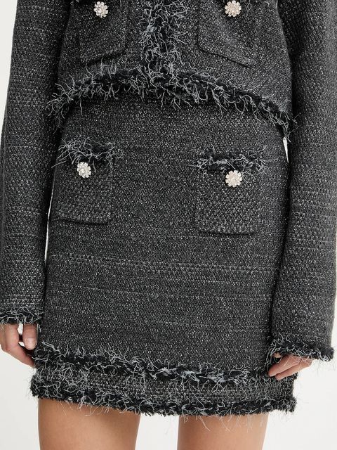 Blugirl Blumarine spódnica kolor czarny mini rozkloszowana RF5154.MA950 - zdjęcie produktu nr 1