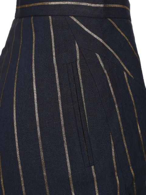 Vivienne Westwood striped button skirt - Blue