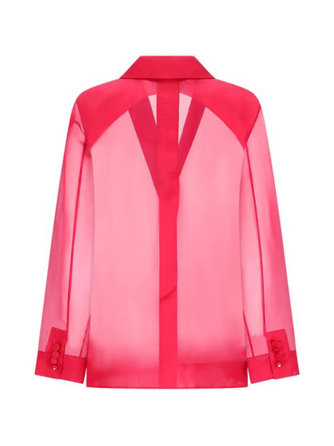 Max Mara double-breasted sheer jacket - Pink - zdjęcie produktu nr 2