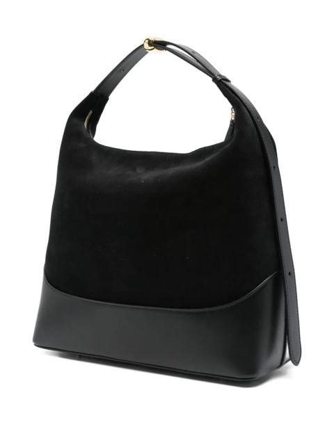 Elleme large Loop suede leather shoulder bag - Black - zdjęcie produktu nr 2