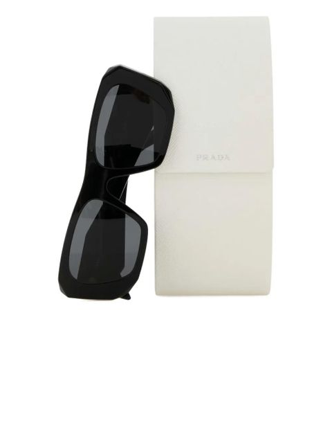 Prada Eyewear geometric-frame sunglasses - Black