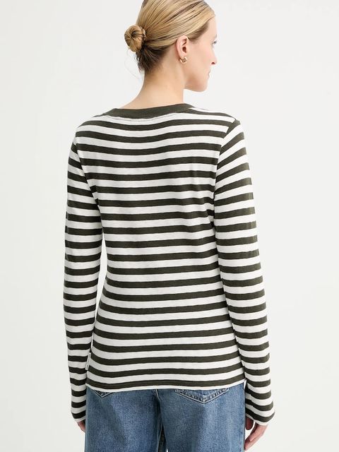 Marc O'Polo longsleeve bawełniany kolor zielony 5000007074