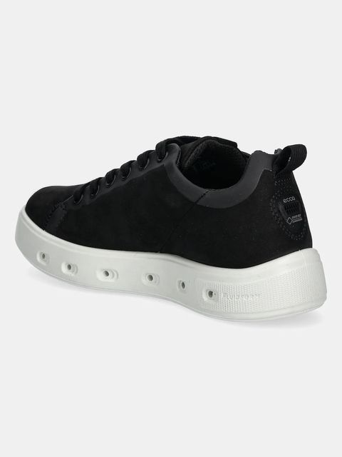 Ecco sneakersy zamszowe Street damskie kolor czarny 209753-51052