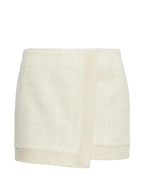 Balmain tweed wrap mini skirt - Neutrals - zdjęcie produktu nr 1