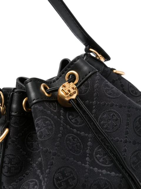 Tory Burch T Monogram bucket bag - Black
