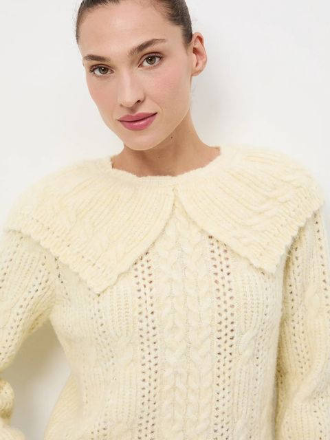 Medicine sweter damski kolor żółty