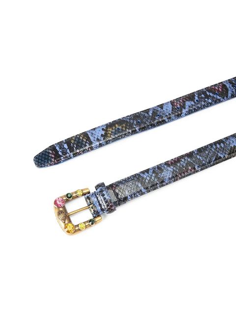 Kurt Geiger London pasek skórzany damski kolor fioletowy 5256680719 - zdjęcie produktu nr 2