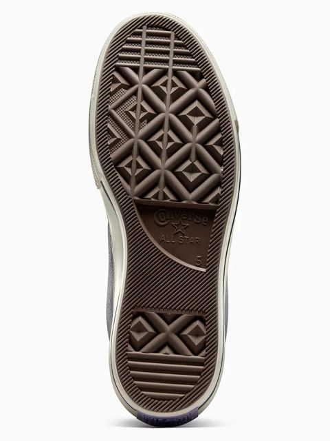 Converse trampki skórzane Chuck Taylor All Star Lift damskie kolor fioletowy A11159C