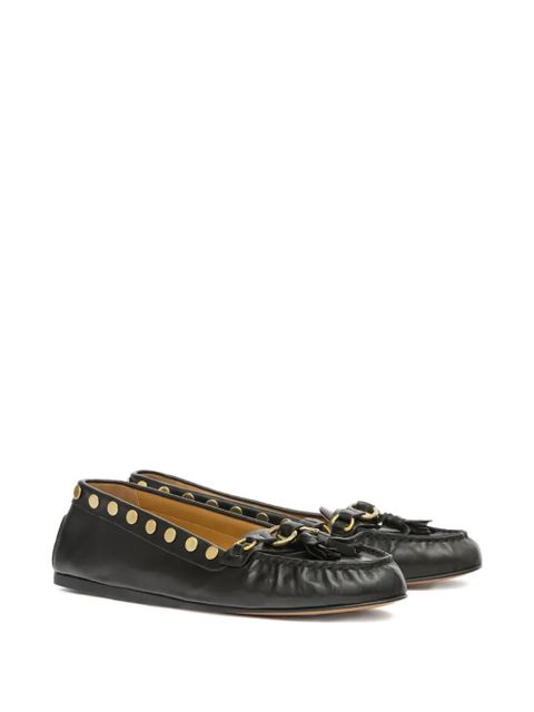 ISABEL MARANT x faxel studded tassel loafers - Black - zdjęcie produktu nr 2