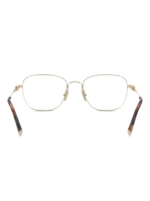 Miu Miu Eyewear geometric glasses - Gold - zdjęcie produktu nr 2