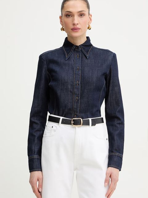 Trussardi koszula damska jeansowa - zdjęcie produktu nr 2