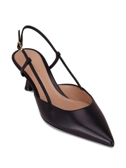 Gianvito Rossi Ascent 55mm slingback pumps - Black - zdjęcie produktu nr 2