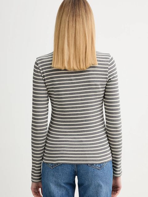 Marc O'Polo longsleeve bawełniany kolor szary 600207452011