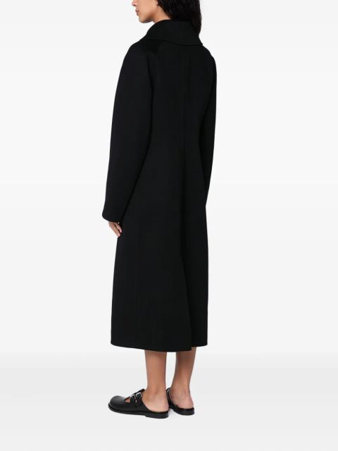 LOEWE double-breasted wool coat - White