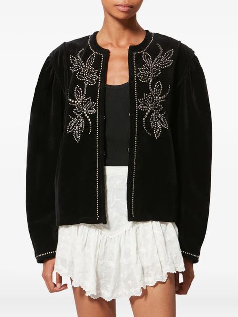 ISABEL MARANT Pietra embellished jacket - Black - zdjęcie produktu nr 2