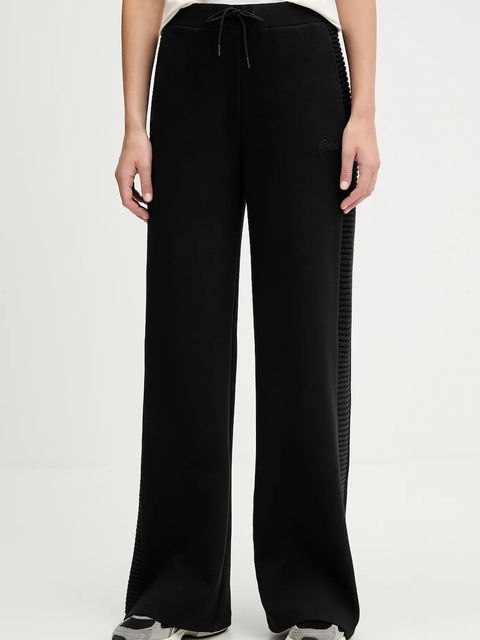 Guess spodnie dresowe DORA damskie kolor czarny gładkie V5BB11 K1981 - zdjęcie produktu nr 1