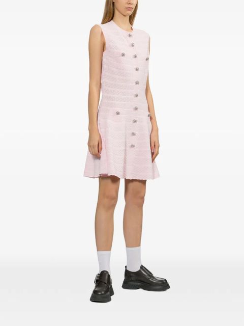 Self-Portrait Diamante mini dress - Pink - zdjęcie produktu nr 2