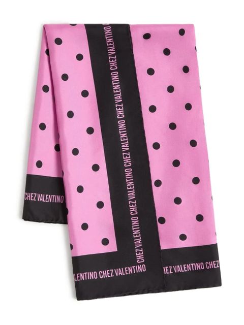 Valentino Garavani Chez scarf - Pink - zdjęcie produktu nr 1