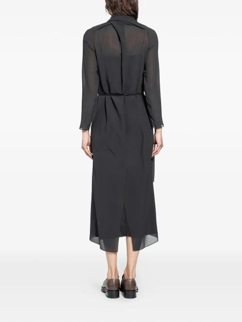 The Row Amede midi dress - Black