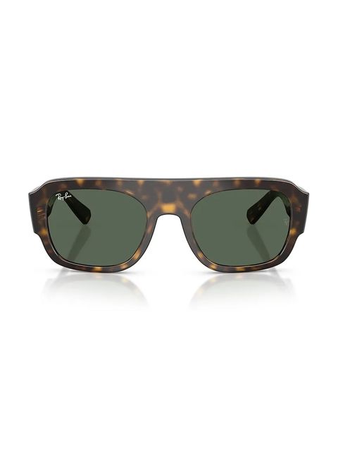 Ray-Ban okulary przeciwsłoneczne kolor brązowy 0RB2218