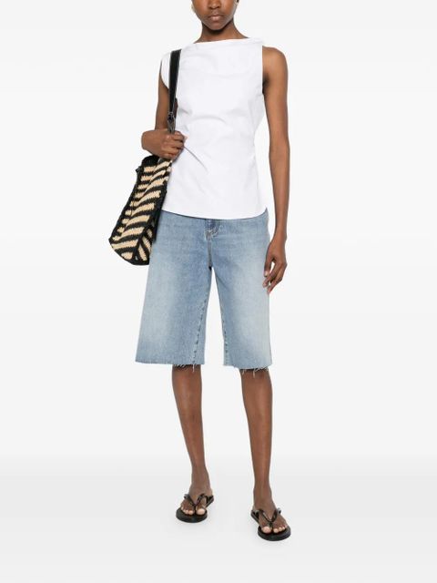 Róhe belt-loops shorts - Blue - zdjęcie produktu nr 2