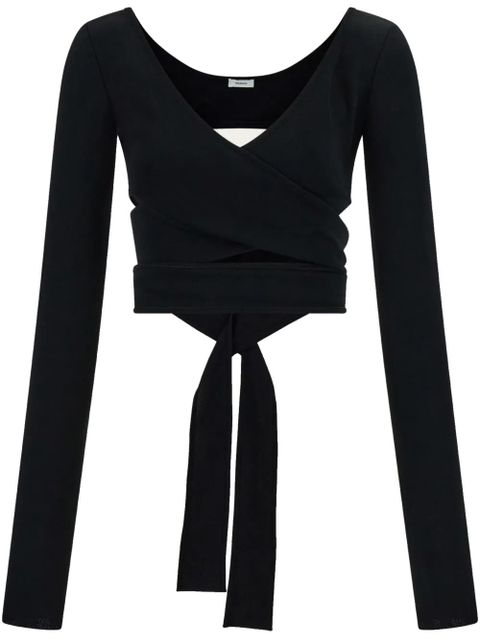 Ferragamo Cache-Coeur sweater - Black - zdjęcie produktu nr 1