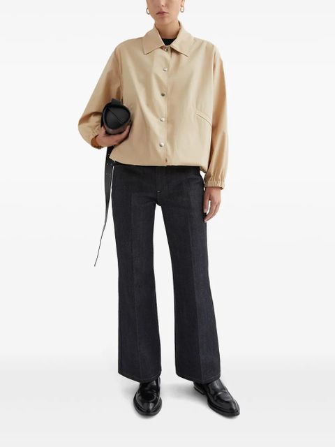 Jil Sander logo-print jacket - Neutrals