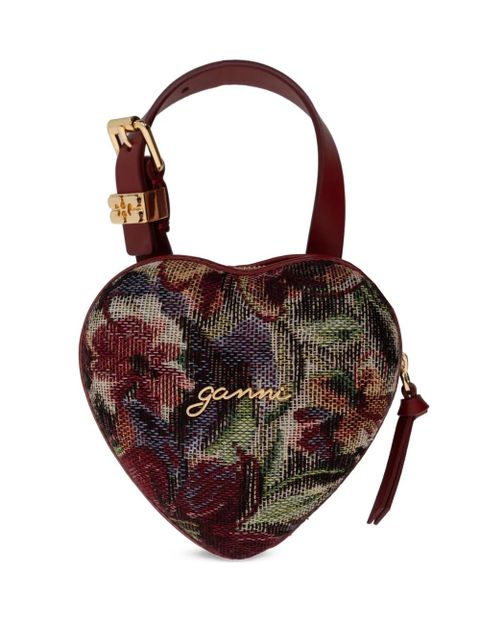 GANNI nano Tapestry tote bag - Red - zdjęcie produktu nr 1