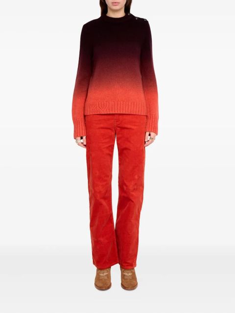 Zadig&Voltaire Malty button sweater - Red