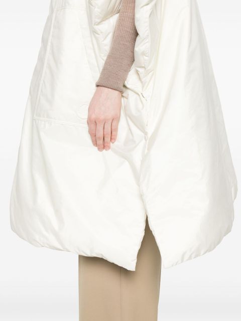 Moncler Mantella poncho - White