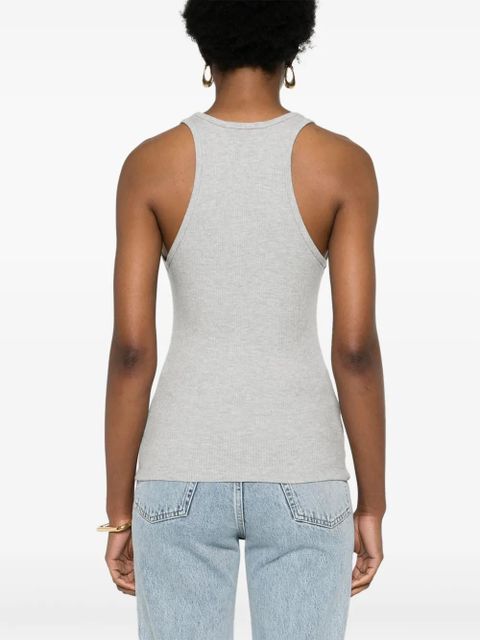 AGOLDE Bianca ribbed tank top - Grey