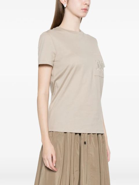 Max Mara initial pocket T-shirt - Neutrals